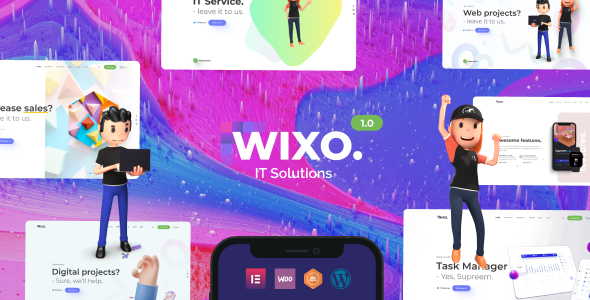 Wixo - App & Saas, IT WordPress icon