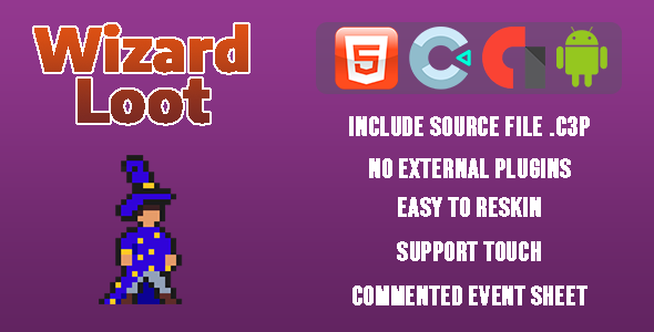 Wizard Loot - Template for Construct 3 icon