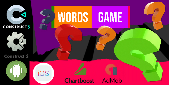 Words Game Construct 2 - Construct 3 CAPX Game icon