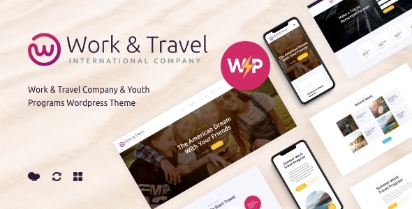 Work & Travel Company & Youth Programs WordPress Theme icon