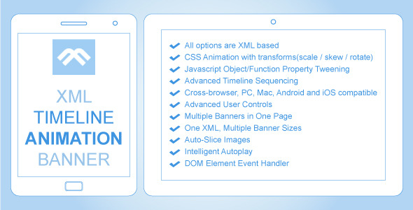 XML Timeline Animation Banner icon