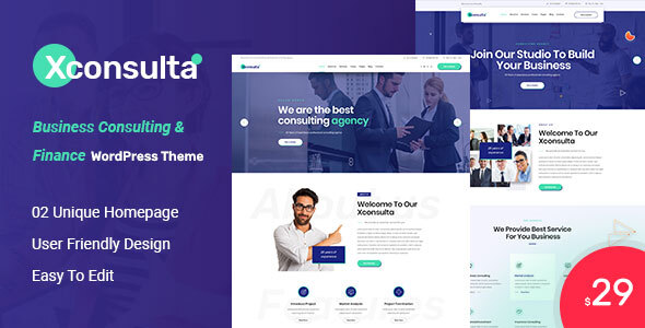 Xconsulta - Business & Startup Landing Page WordPress Theme icon