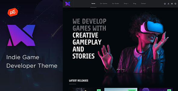 Xion - Indie Game Developer Theme icon