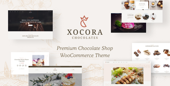 Xocora - Food Bakery WooCommerce WordPress Theme
