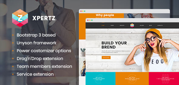 XpertZ - Corporate Multipage WordPress theme icon