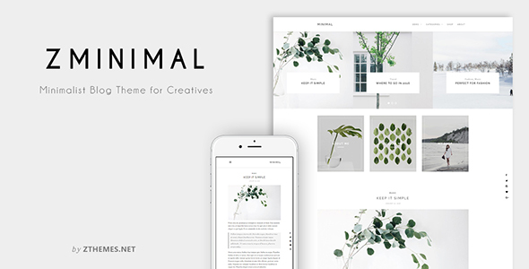 ZMinimal - Minimalist Blog Theme for Creatives icon