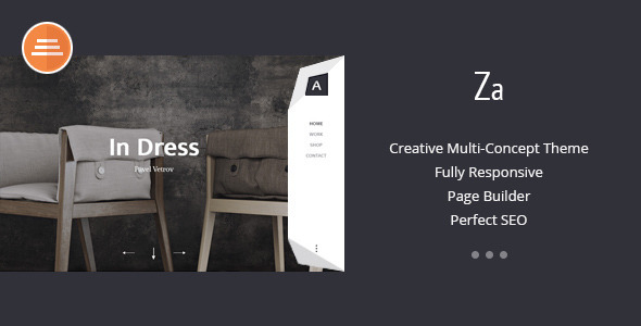 Za - Creative Fashion Portfolio WordPress Theme icon