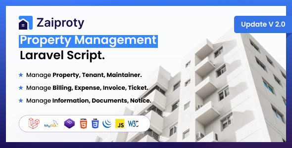 Zaiproty - Property Management Laravel Script icon