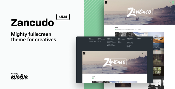 Zancudo - Mighty fullscreen theme for creatives icon