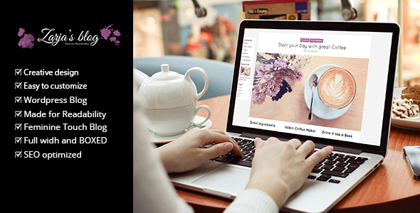 Zarja - Feminine WordPress Blog Theme icon
