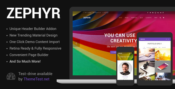 Zephyr | Material Design Theme icon