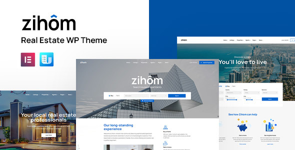 Zihom - Real Estate WordPress Theme icon