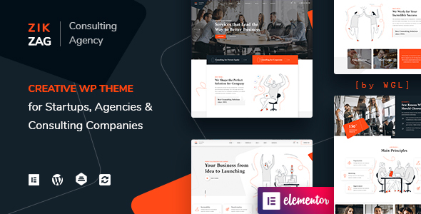 ZikZag - Consulting & Agency WordPress Theme icon