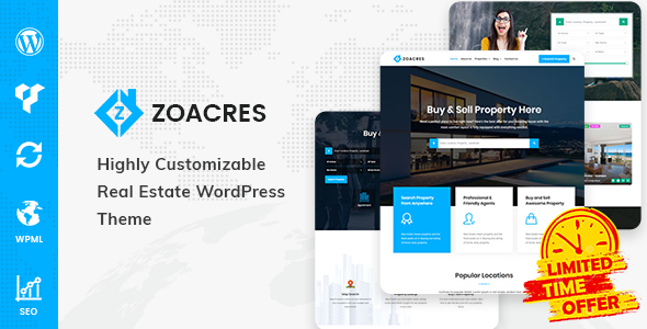 Zoacres - Real Estate WordPress Theme icon