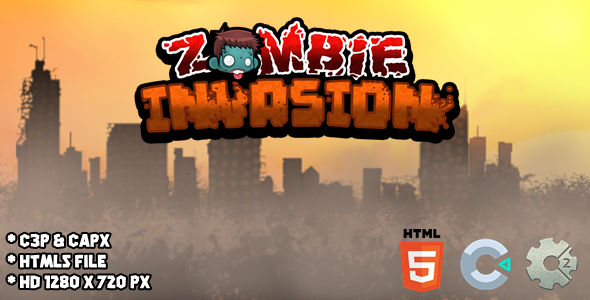 Zombie Invasion - Construct 2/3 Game icon
