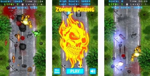 Zombie Uprising - HTML5 Mobile game (Construct 3 | Construct 2 | Capx) icon