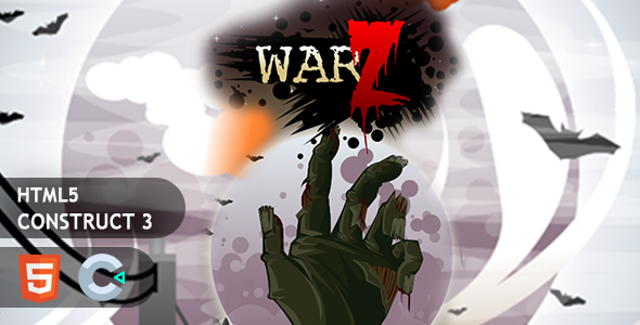 Zombie War Construct 3 HTML5 Game icon