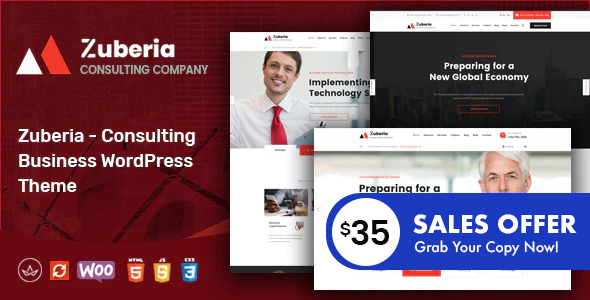 Zuberia - Business Consulting Services WordPress Theme icon