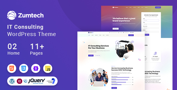 Zumtech IT Solutions & Technology WordPress Theme icon
