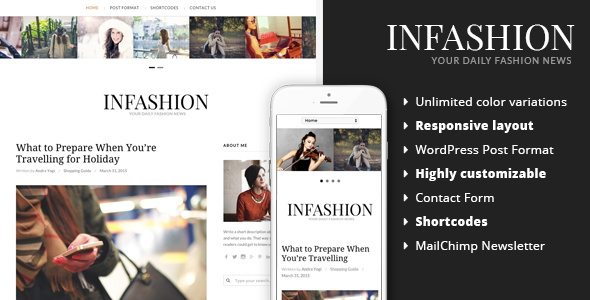 inFashion - Fashion Blog WordPress Theme icon