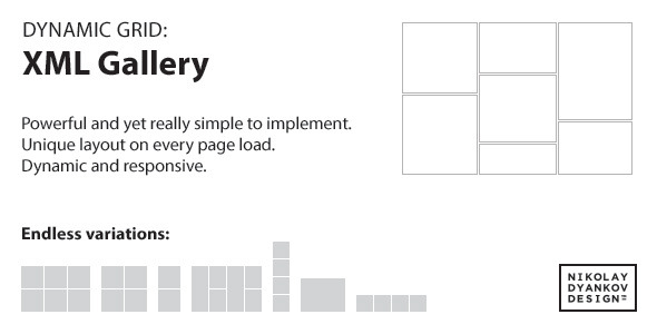 jQuery Dynamic Grid: XML Gallery
