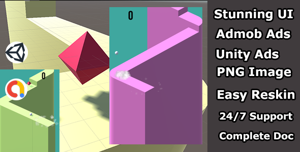 jumping ball Arcade game unity source code icon