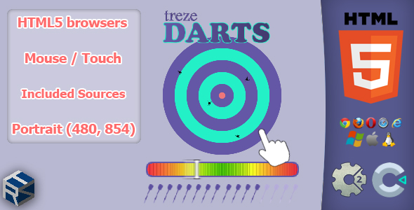 trezeDarts - HTML5 Skill Game icon