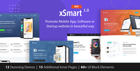 xSmart - App Landing Page WordPress Theme in Tech Presentation, Promo Marketing & Advertising Agency icon