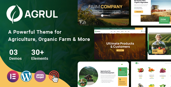 Agrul - Agriculture WordPress Theme icon