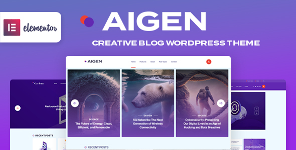 Aigen - AI Inspired WordPress Blog Theme icon