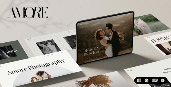 Amore - Elegant Wedding Photography Theme icon