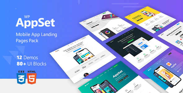 Appset - App Landing Page WordPress Responsive Theme in Marketing Blog & Digital Portfolio Showcase icon