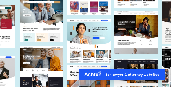 Ashton | Lawyer Attorney WordPress icon