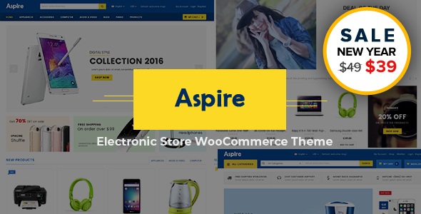Aspire - Multipurpose Responsive WooCommerce WordPress Theme icon