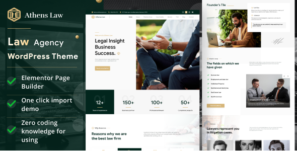 Athens - Law Agency WordPress Theme icon