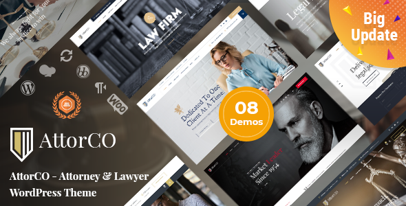 AttorCO - Attorney & Lawyers WordPress Theme icon