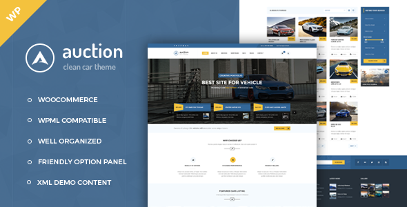 Auction - Car Dealer WooCommerce WordPress Theme icon