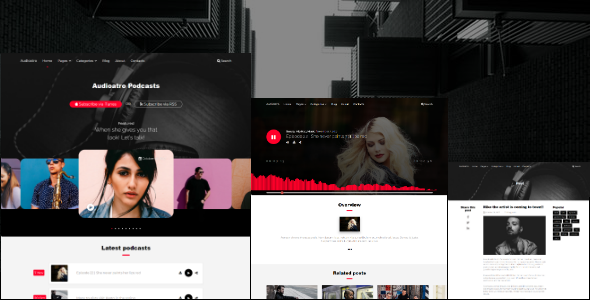 Audioatro - Multipurpose Audio WordPress Theme icon