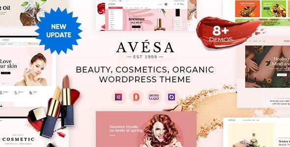 Avesa - Beauty, Cosmetics Store Elementor WooCommerce WordPress Theme (08+ Indexes + Mobile Layout) icon