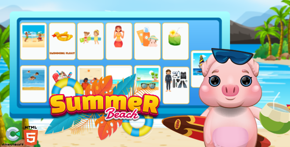 Beach Summer - HTML5 Game - Construct3 icon