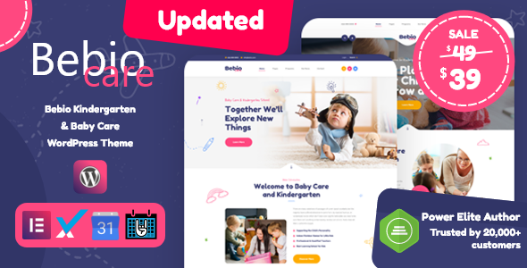 Bebio - Kindergarten & Baby Care WordPress Theme icon
