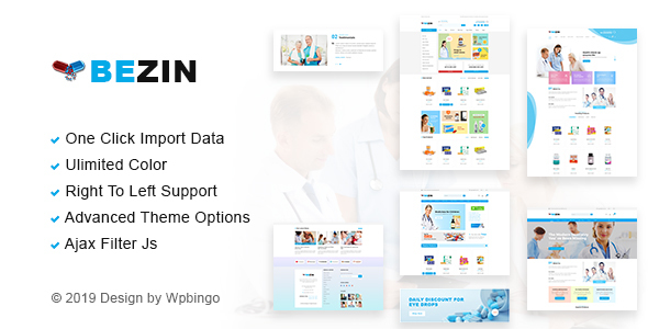Bezin – Pharmacy & Health WooCommerce Theme icon