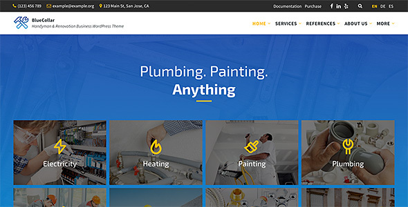 BlueCollar - Handyman & Renovation Business WordPress Theme icon