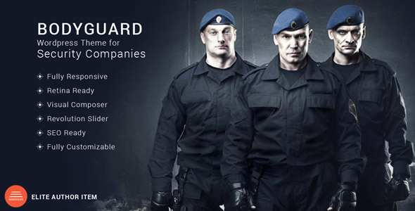Bodyguard - Security and CCTV WP Theme icon