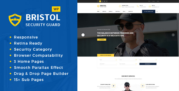 Bristol - Security & Guarding Services WordPress Theme icon