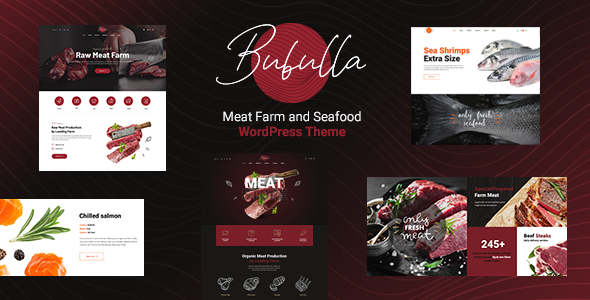 Bubulla - Meat Farm & Seafood Store WordPress Theme icon