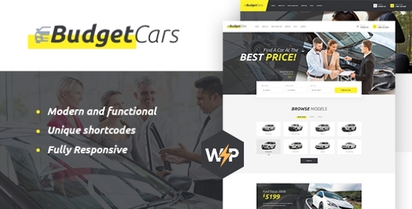 Budget Cars | Used Car Dealer & Rental WordPress Theme + Store icon