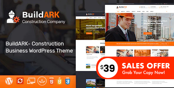 BuildARK- Construction Business WordPress Theme icon