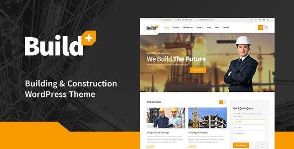 BuildPlus - Engineering Construction Building WordPress Theme icon