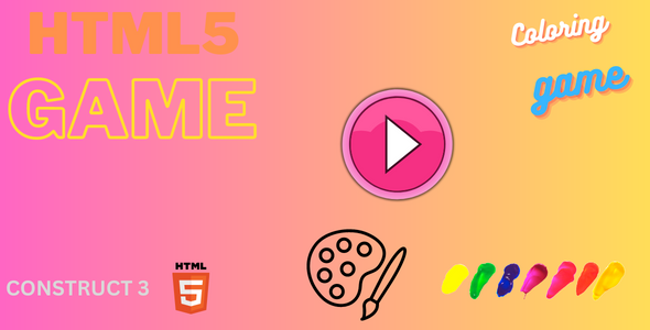 COLORING HTML 5 GAME - CONSTRUCT 3 icon